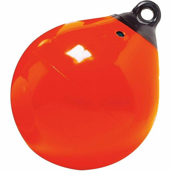 Taylormade-Adidas Taylor Made  27 in. Tuff End Inflatable Vinyl Boat Buoy, Orange TAM61155